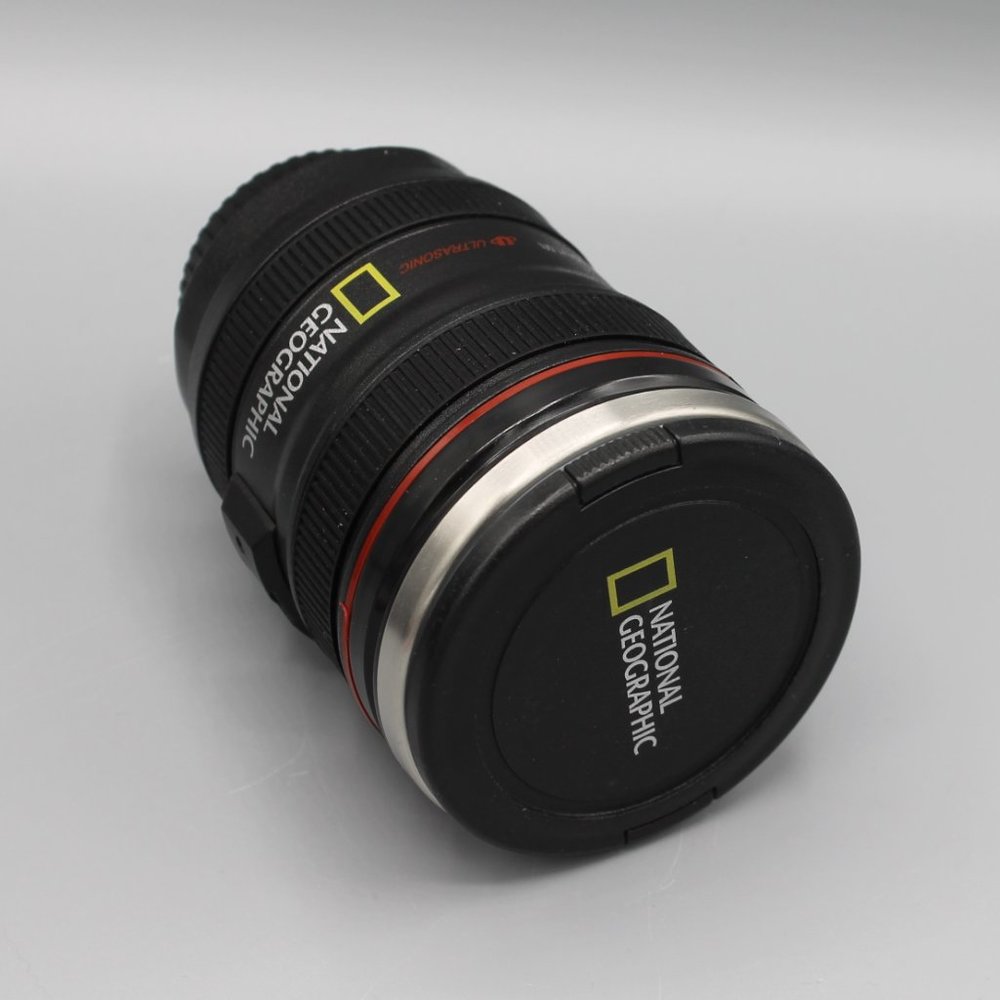 National Geographic lens tea coffee mug 13.5 oz black gift brand new travel - Picture 5 of 8